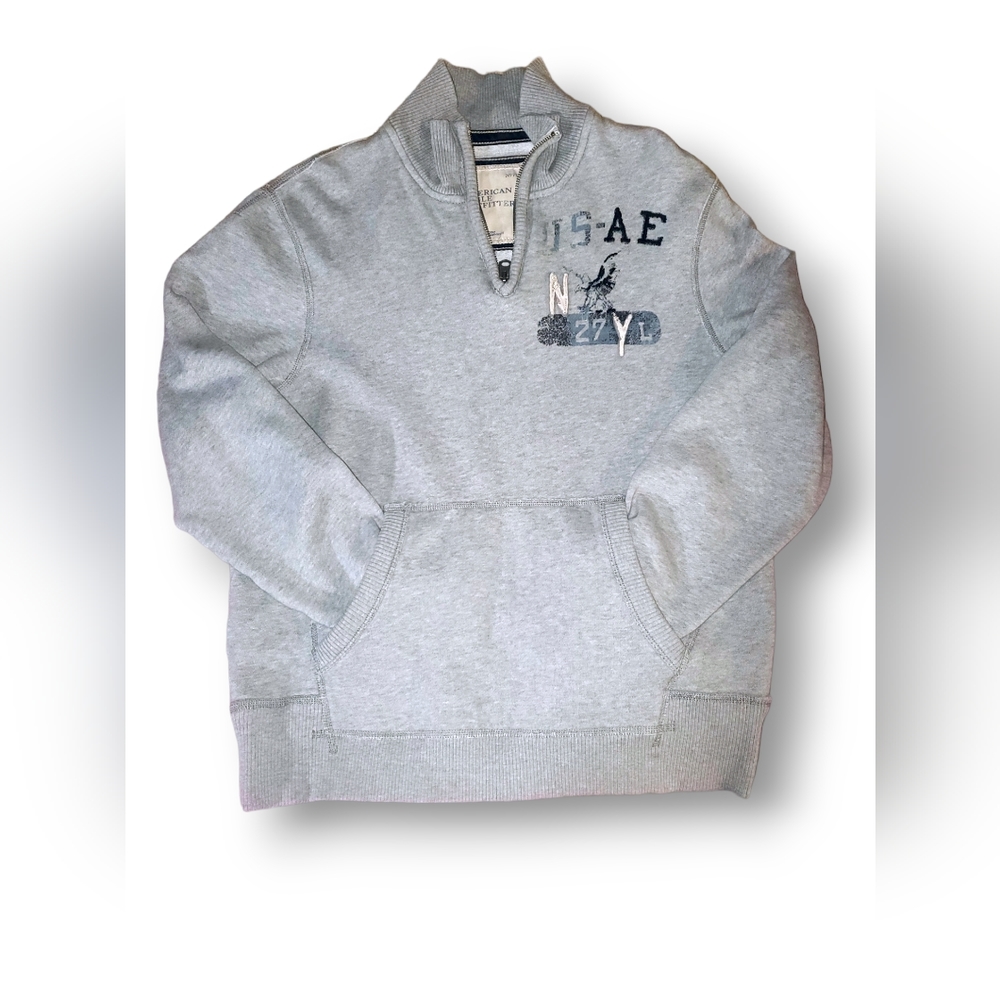 American Eagle Sweater Large Gray Mens
